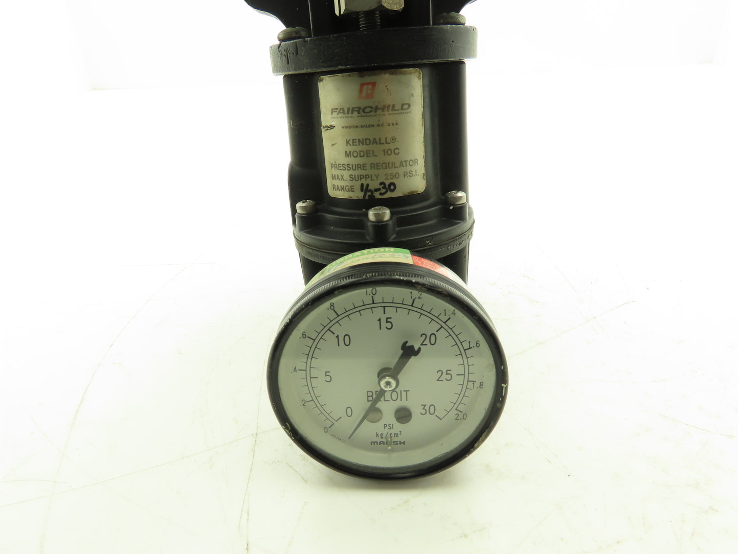 Fairchild 1210R-10133 Motorized Pneumatic Air Regulator 2-30PSI Range 3/8"NPT
