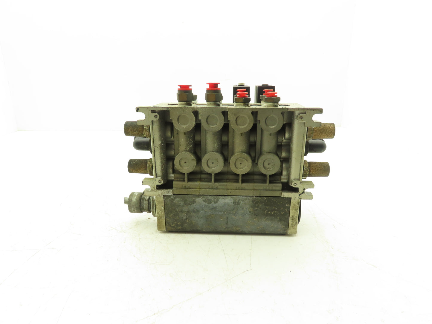 SMC NVFS3400-3FZ  4-Station Pneumatic Solenoid Valve Manifold 115V NVFS3100-3FZ