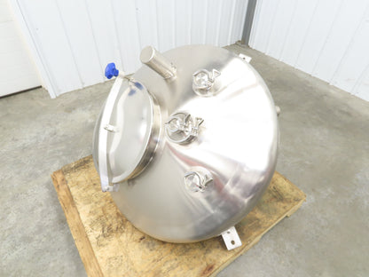 CFR 30 Gallon Cone Insulated Mixing Tank Jacketed 304 Stainless Steel Sanitary