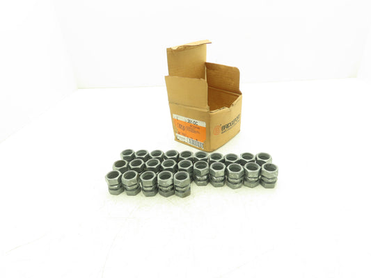 Bridgeport 261-DC EMT Compression Coupling 3/4" Conduit Box of 25 Connectors