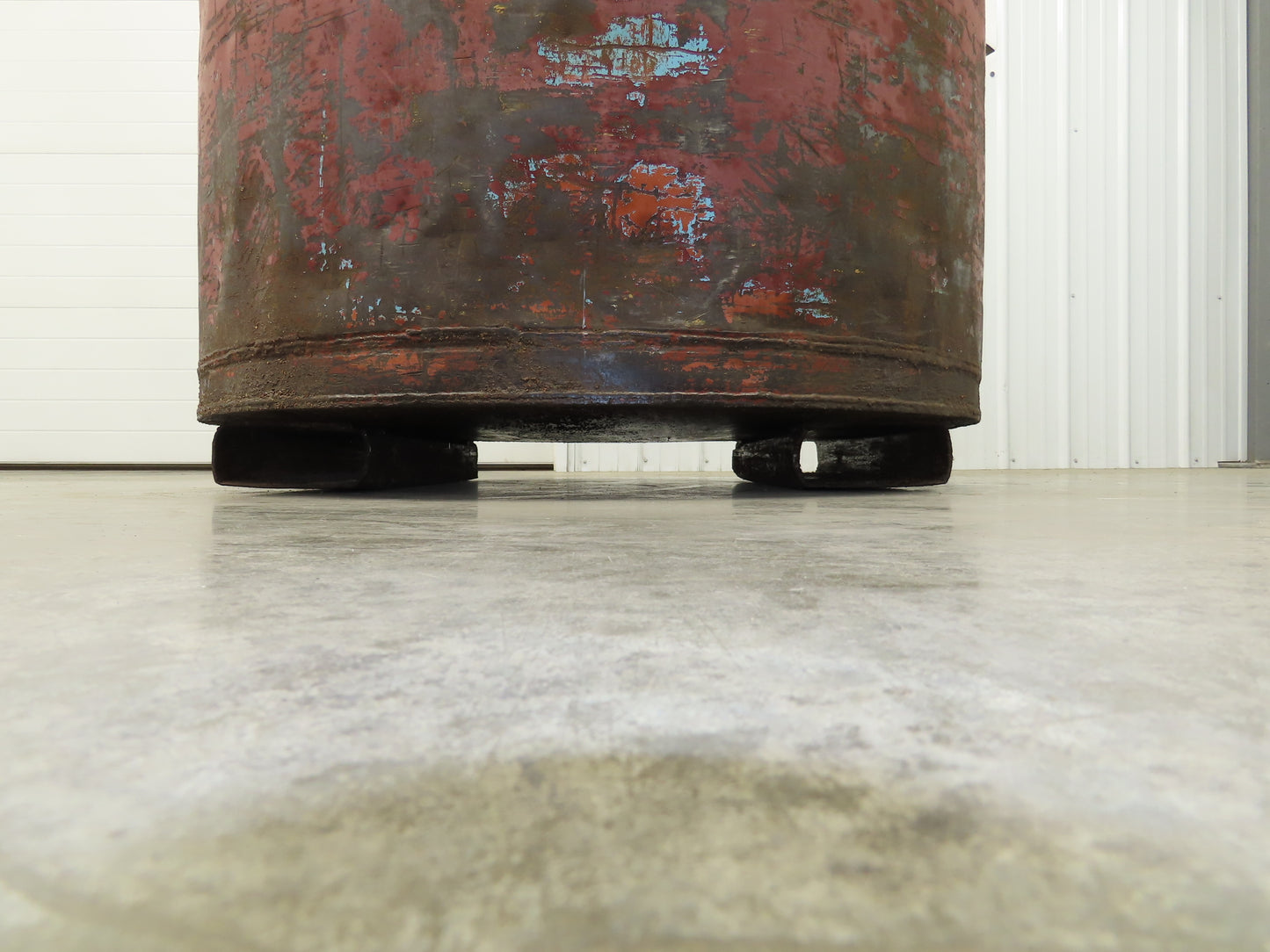 250 Gal Fuel Oil Gas Diesel Storage Tank Single Wall Steel Skid Tank 42x48"