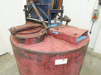 250 Gal Fuel Oil Gas Diesel Storage Tank Single Wall Steel Skid Tank 42x48"