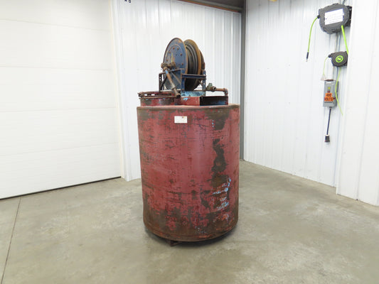 250 Gal Fuel Oil Gas Diesel Storage Tank Single Wall Steel Skid Tank 42x48"