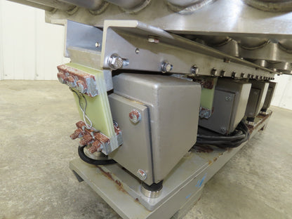 Syntron 65" Stainless Vibratory Screen Shaker Feed Conveyor 2.5" SS Food Process