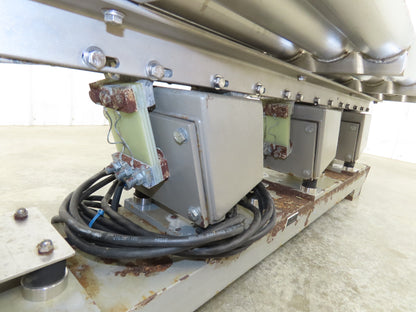 Syntron 65" Stainless Vibratory Screen Shaker Feed Conveyor 2.5" SS Food Process