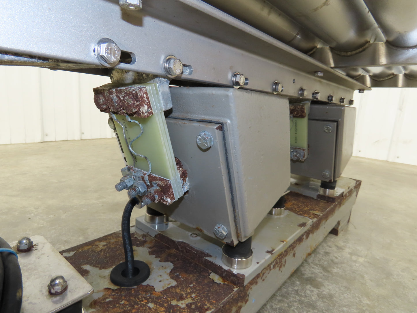 Syntron 65" Stainless Vibratory Screen Shaker Feed Conveyor 2.5" SS Food Process