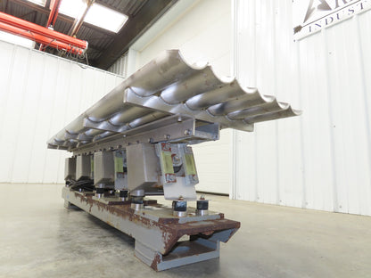 Syntron 65" Stainless Vibratory Screen Shaker Feed Conveyor 2.5" SS Food Process