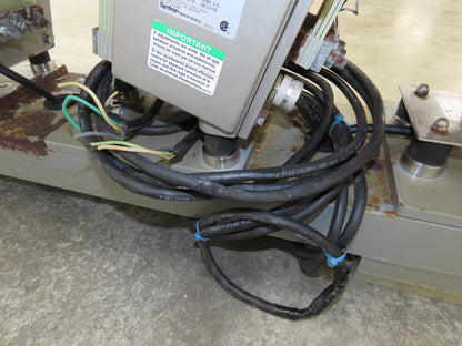 Syntron 65" Stainless Vibratory Screen Shaker Feed Conveyor 2.5" SS Food Process