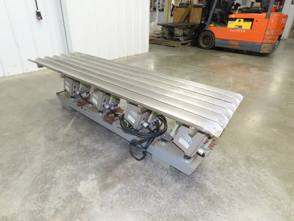 Syntron 65" Stainless Vibratory Screen Shaker Feed Conveyor 2.5" SS Food Process