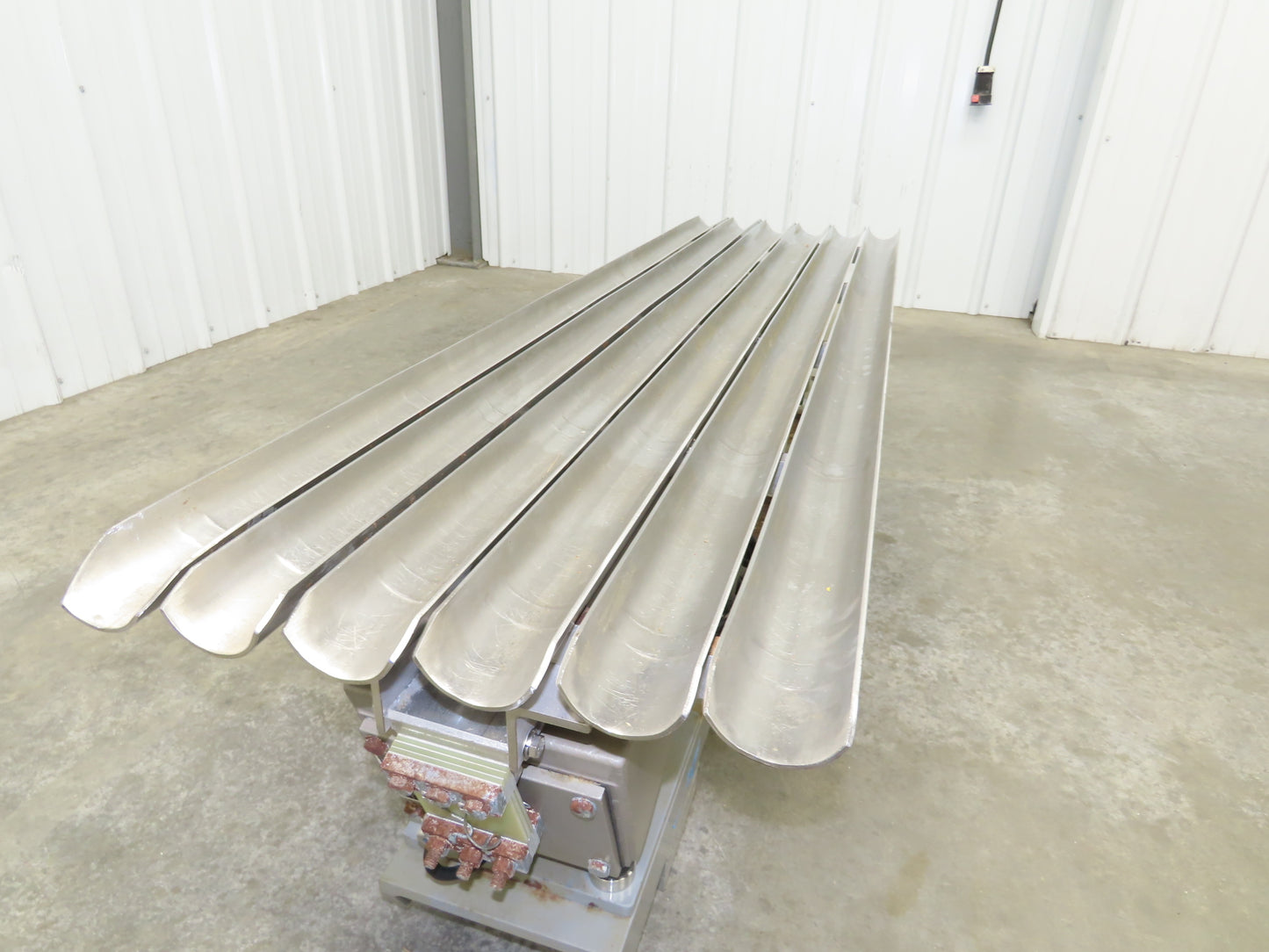 Syntron 65" Stainless Vibratory Screen Shaker Feed Conveyor 2.5" SS Food Process