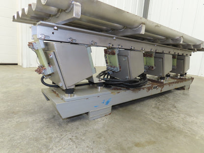 Syntron 65" Stainless Vibratory Screen Shaker Feed Conveyor 2.5" SS Food Process