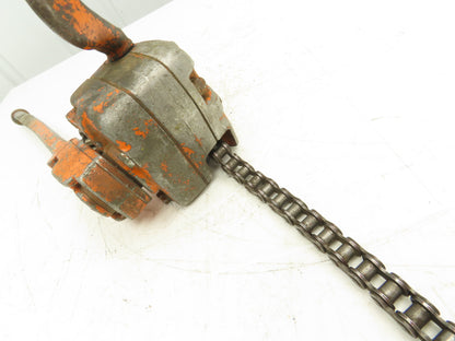 Yale AG2 Pull Lift Chain Hoist Come A Long #50 Roller Chain 5' Length to Hook