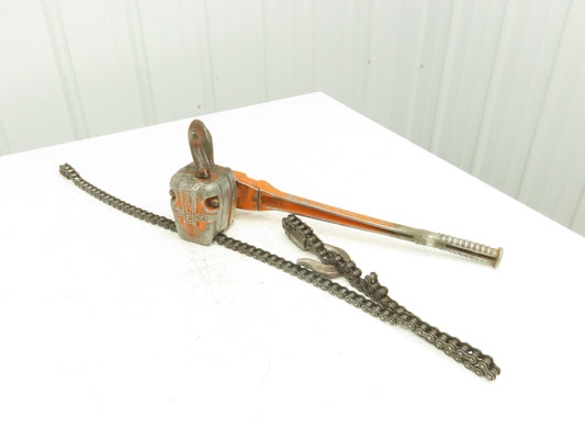 Yale AG2 Pull Lift Chain Hoist Come A Long #50 Roller Chain 5' Length to Hook