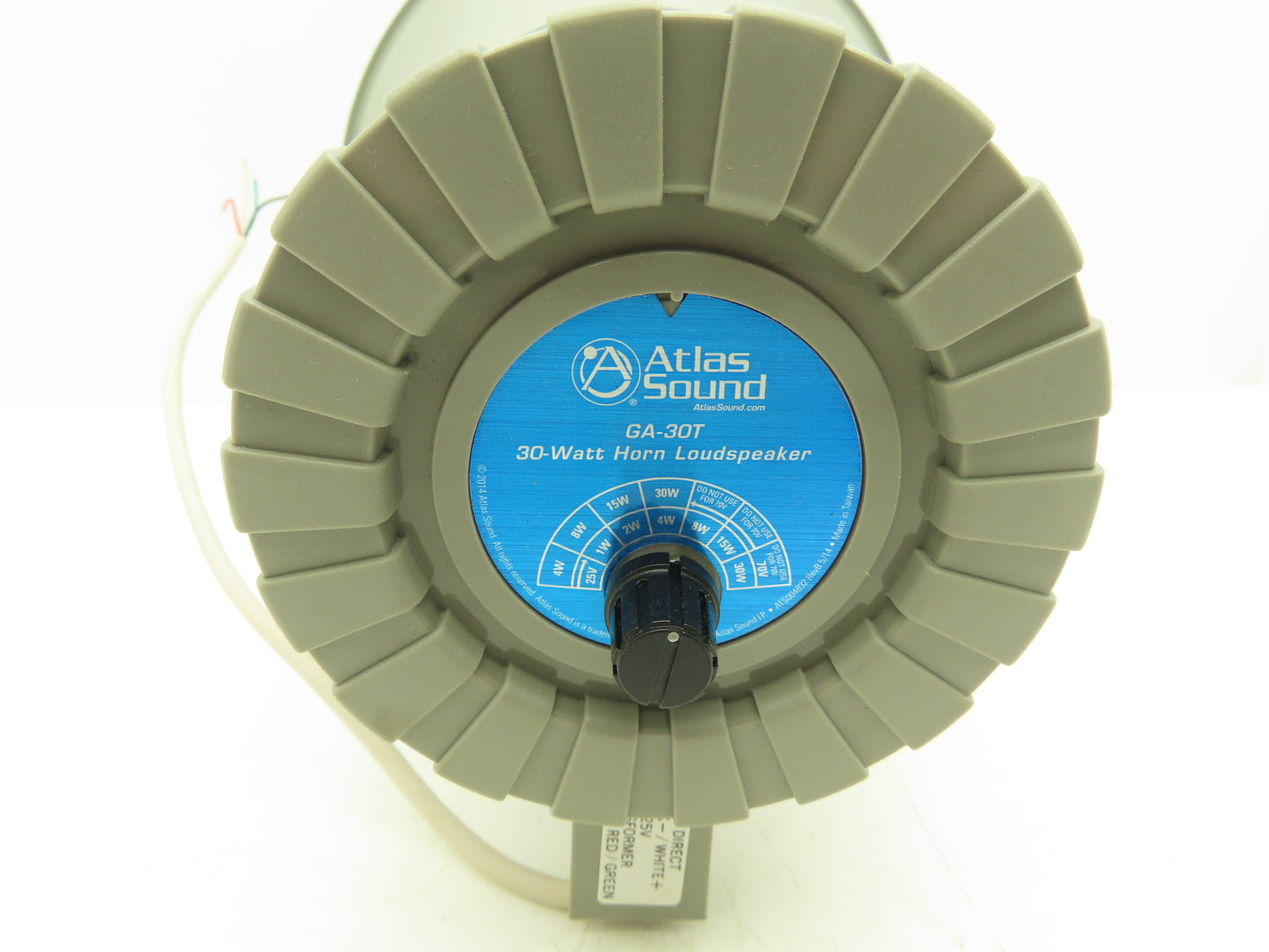 Atlas Sound GA-30T Speaker Paging Intercom Loudspeaker Horn 8-30W 25V/70V