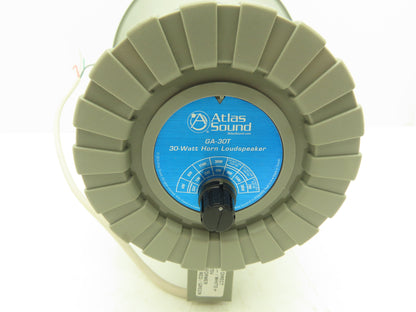 Atlas Sound GA-30T Speaker Paging Intercom Loudspeaker Horn 8-30W 25V/70V