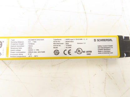 Schmersal SLC440-ER-1210-14-01 Safety Light Curtain Transmitter & Receiver Set