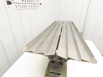 Syntron 44" Stainless Vibratory Screen Shaker Feed Conveyor Food Process