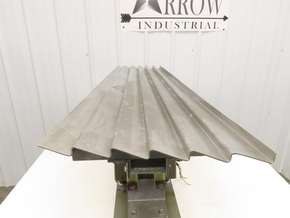 Syntron 45" Stainless Vibratory Screen Shaker Feed Conveyor Food Process