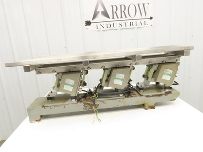 Syntron 45" Stainless Vibratory Screen Shaker Feed Conveyor Food Process