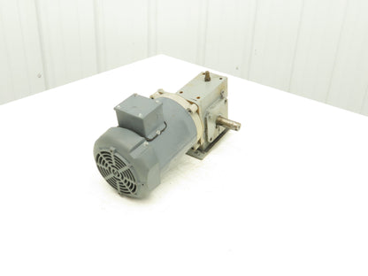 Marathon EVB 56T17F2036B Gearmotor 20:1 Hub City Reducer 88rpm .5Hp 230/460V 56C