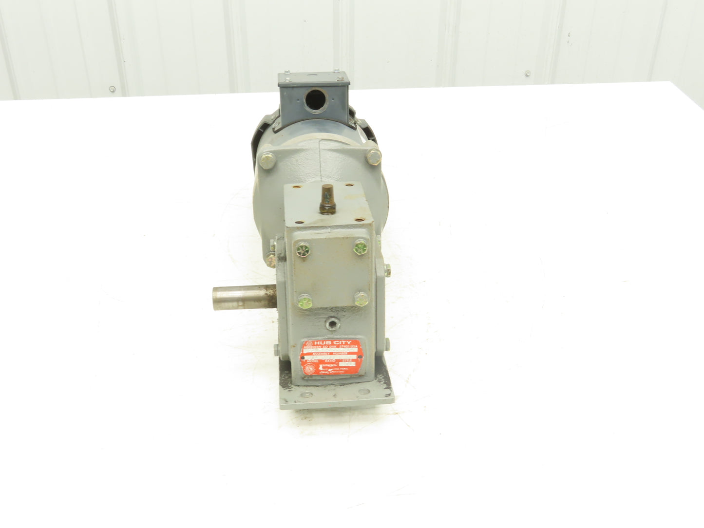 Marathon EVB 56T17F2036B Gearmotor 20:1 Hub City Reducer 88rpm .5Hp 230/460V 56C