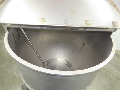 Groen Direct Steam Kettle 200 Gallon Food Grade Mixing Tank 1/3Hp Lightnin