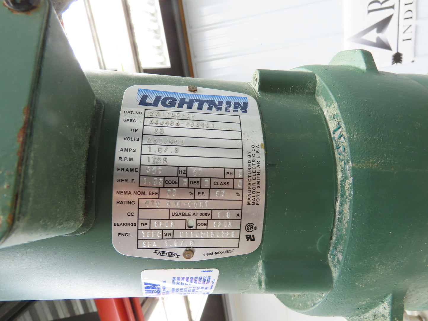 Groen Direct Steam Kettle 200 Gallon Food Grade Mixing Tank 1/3Hp Lightnin