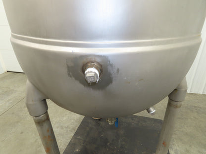 Groen Direct Steam Kettle 200 Gallon Food Grade Mixing Tank 1/3Hp Lightnin