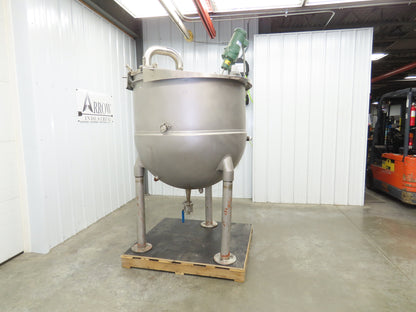 Groen Direct Steam Kettle 200 Gallon Food Grade Mixing Tank 1/3Hp Lightnin