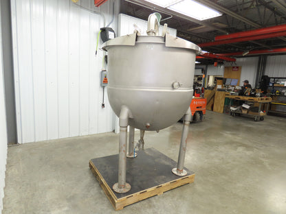 Groen Direct Steam Kettle 200 Gallon Food Grade Mixing Tank 1/3Hp Lightnin