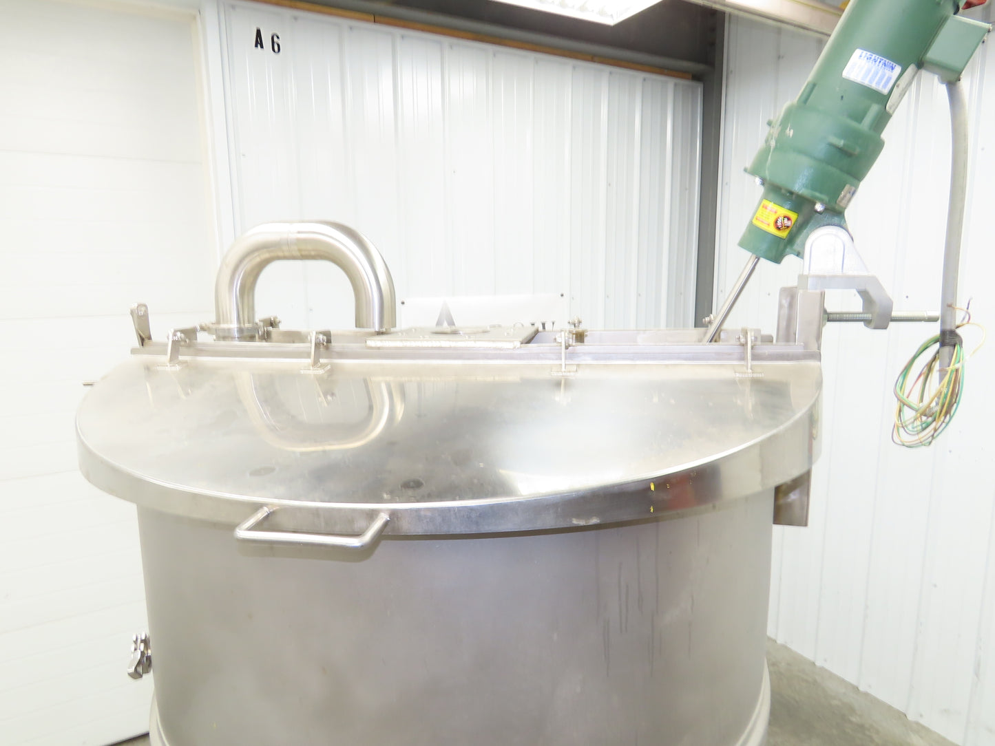 Groen Direct Steam Kettle 200 Gallon Food Grade Mixing Tank 1/3Hp Lightnin