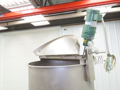 Groen Direct Steam Kettle 200 Gallon Food Grade Mixing Tank 1/3Hp Lightnin