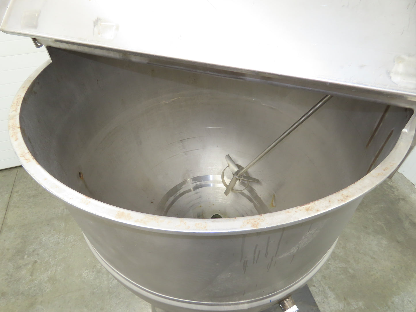 Groen Direct Steam Kettle 200 Gallon Food Grade Mixing Tank 1/3Hp Lightnin