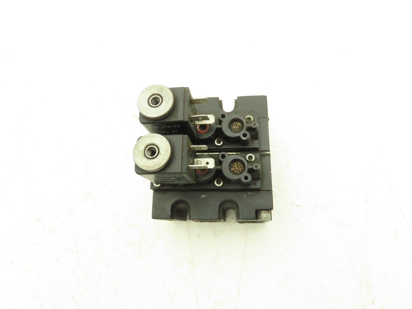 IR ARO A222SS-120-A Pneumatic Stacking Solenoid Valve 120V 3/8"NPT  Lot of 2