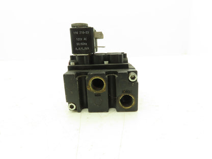 IR ARO A222SS-120-A Pneumatic Stacking Solenoid Valve 120V 3/8"NPT  Lot of 2