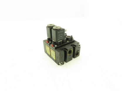 IR ARO A222SS-120-A Pneumatic Stacking Solenoid Valve 120V 3/8"NPT  Lot of 2
