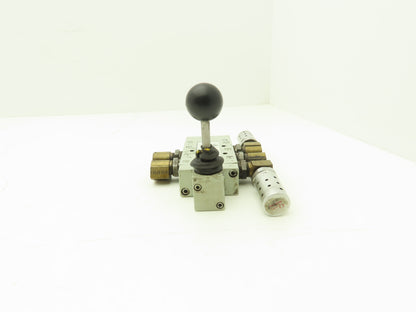 Numatics L23LA452O000000 Pneumatic Manual Lever Valve 2-Pos 3/8"NPT