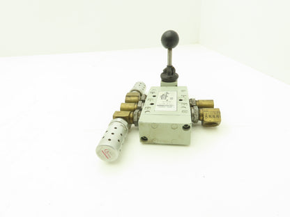 Numatics L23LA452O000000 Pneumatic Manual Lever Valve 2-Pos 3/8"NPT