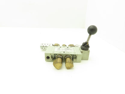 Numatics L23LA452O000000 Pneumatic Manual Lever Valve 2-Pos 3/8"NPT