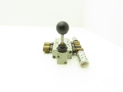 Numatics L23LA452O000000 Pneumatic Manual Lever Valve 2-Pos 3/8"NPT