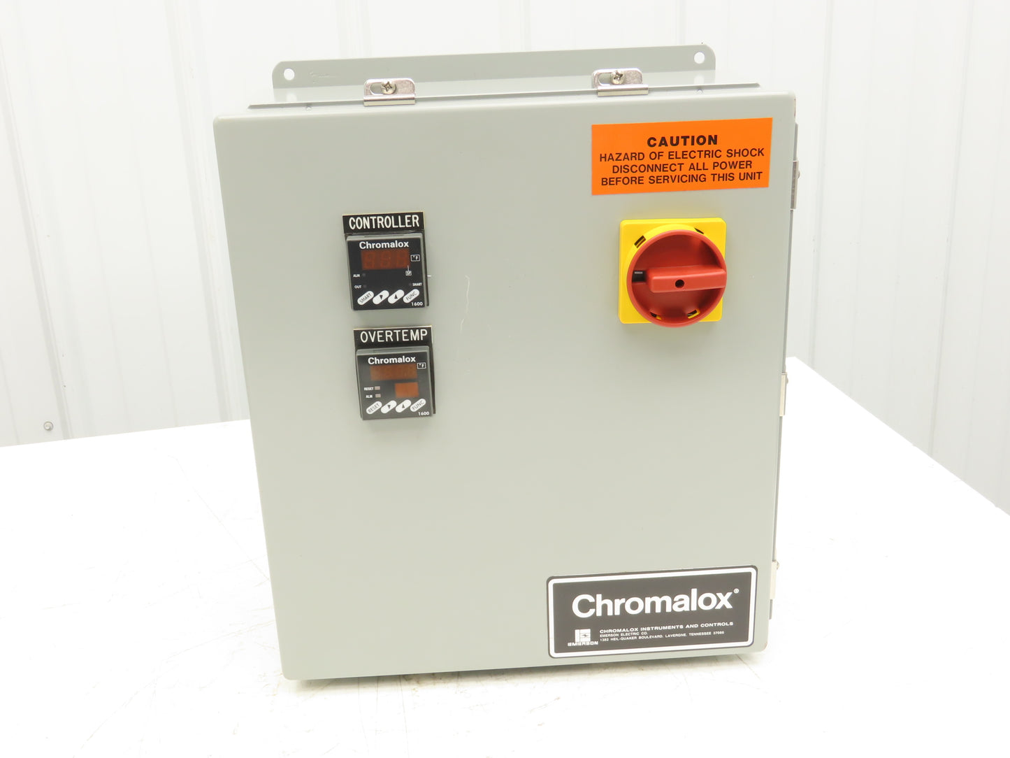 Chromalox 4474-30550 Contactor Power Controller Hoffman 16x14 NEMA 480VAC 3Ph