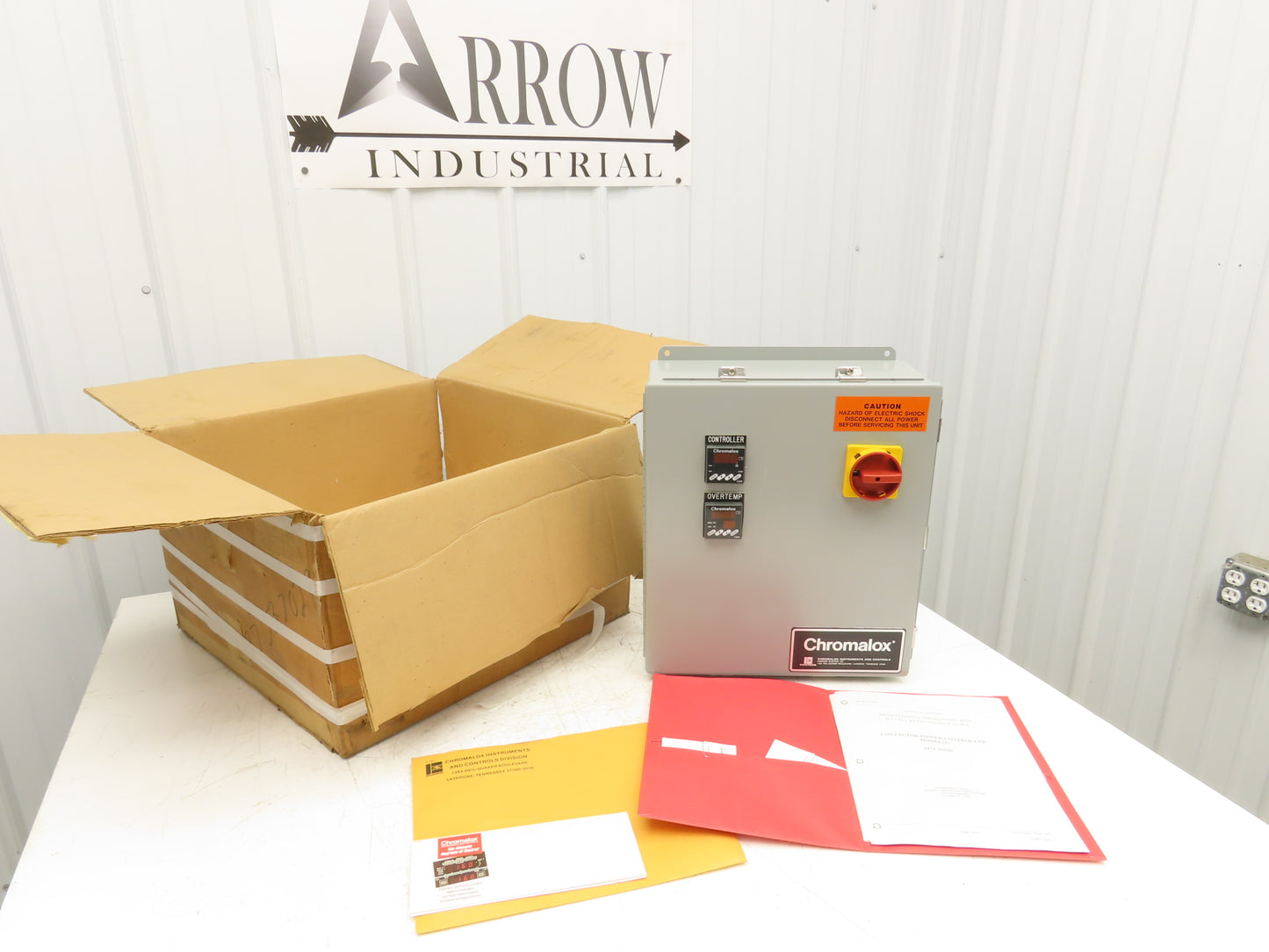 Chromalox 4474-30550 Contactor Power Controller Hoffman 16x14 NEMA 480VAC 3Ph