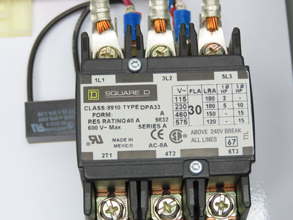 Chromalox 4474-30550 Contactor Power Controller Hoffman 16x14 NEMA 480VAC 3Ph