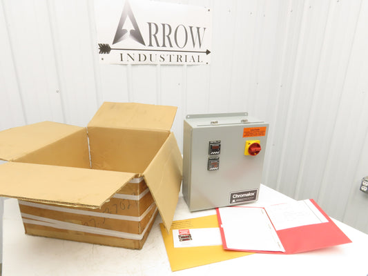 Chromalox 4474-30550 Contactor Power Controller Hoffman 16x14 NEMA 480VAC 3Ph