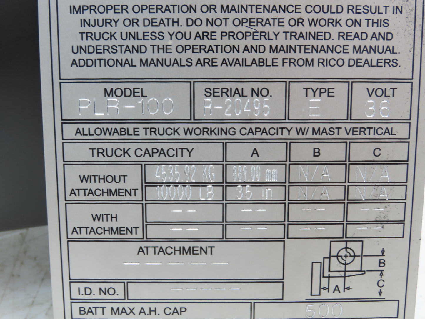 Ohio Electric Motors D-562292X8757 Hydraulic Pump & Motor 36VDC Off PLR-100