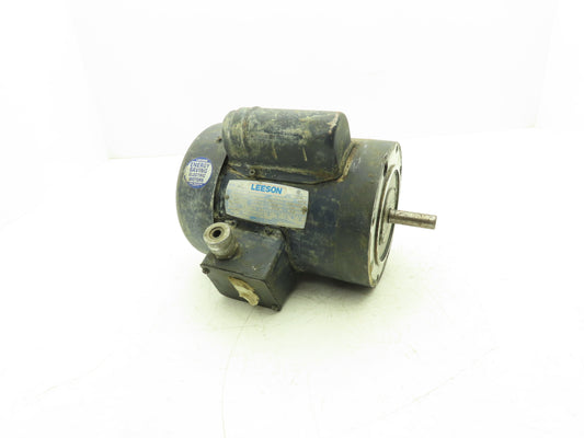 Leeson 110057.00 C6C17FC6H AC Motor 3/4Hp 1725 RPM 115/230V 1PH D56C TEFC