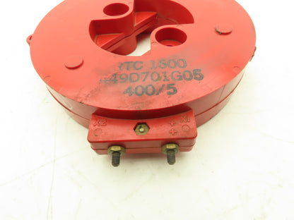 Westinghouse 449D701G05 RTC 1600 Current Transformer 400:5A Ratio 400/5