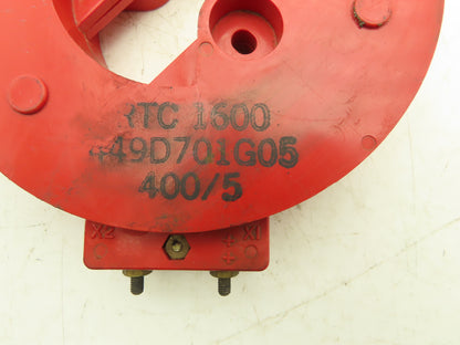 Westinghouse 449D701G05 RTC 1600 Current Transformer 400:5A Ratio 400/5
