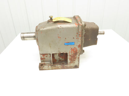 Gearbox Speed Reducer 40:1 Ratio Inline Drive 1.10" Input/2.25" Output