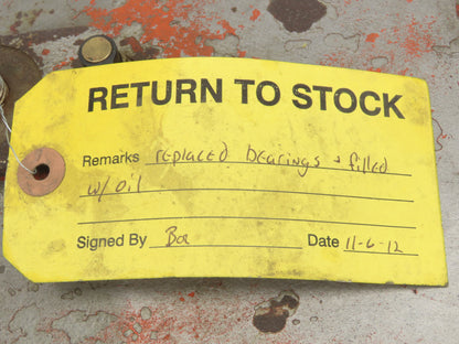 Gearbox Speed Reducer 40:1 Ratio Inline Drive 1.10" Input/2.25" Output